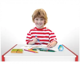 Mesa Infantil - Vermelha + 1 Cadeira